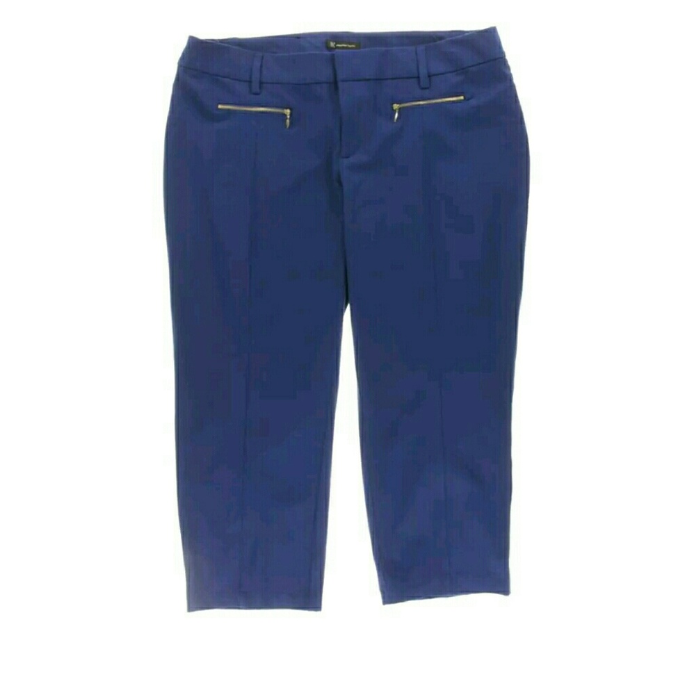INC Classic Blue Cropped Jeans
